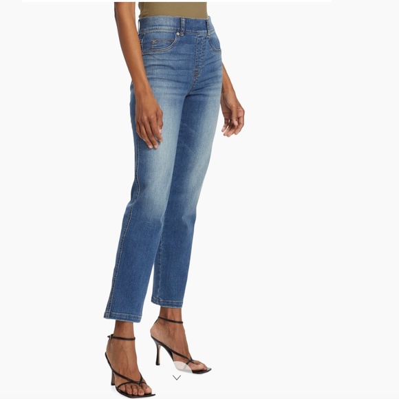 Spanx High-waisted Straight-Leg Jean size medium x 30.5” inseam - Picture 3 of 11